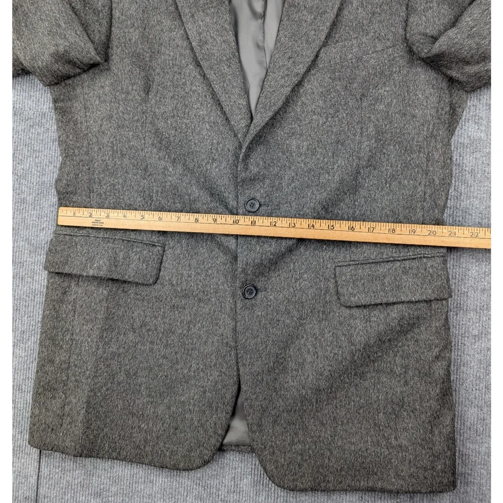 Jos A Bank Blazer Mens 43L Gray Camel Quiet Luxury Timeless Career Sport Coat